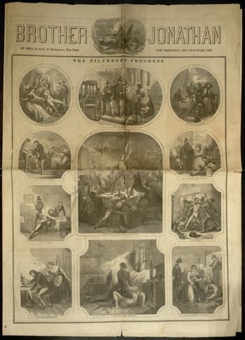 Brother Jonathan for Christmas, and New-Years 1854